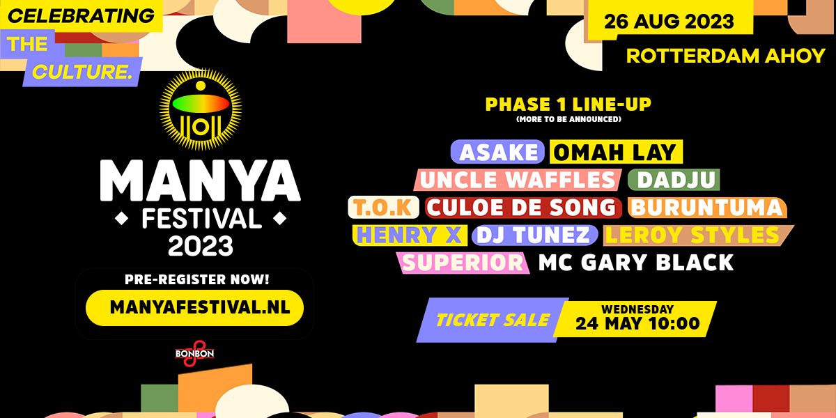 Manya Festival | 26 Augustus 2023 | Rotterdam Ahoy