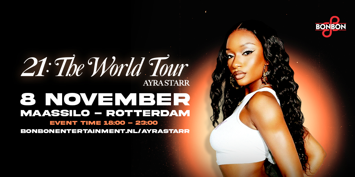 Ayra Starr | 8 November | Massilo Rotterdam