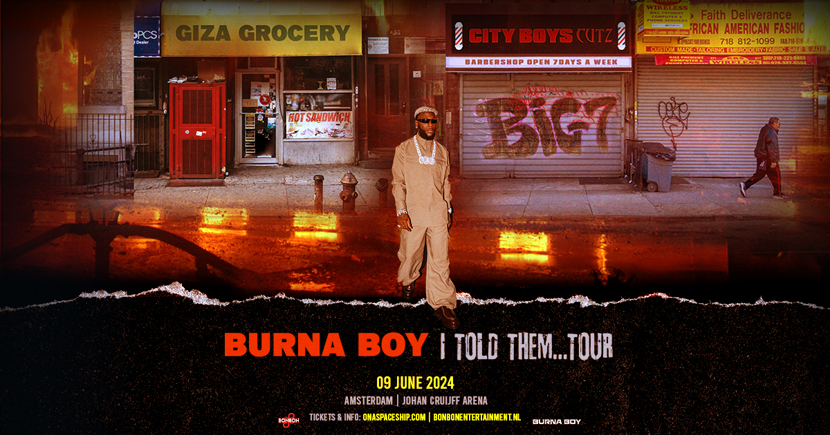 Burna Boy | The Netherlands | Pre-Register