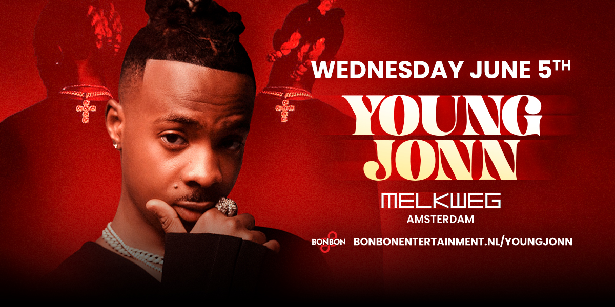 Banner bon bon Young John | Melkweg Amsterdam